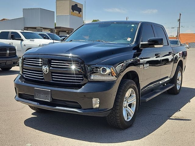 2014 RAM 1500 Sport in Black Clearcoat — front three-quarter view