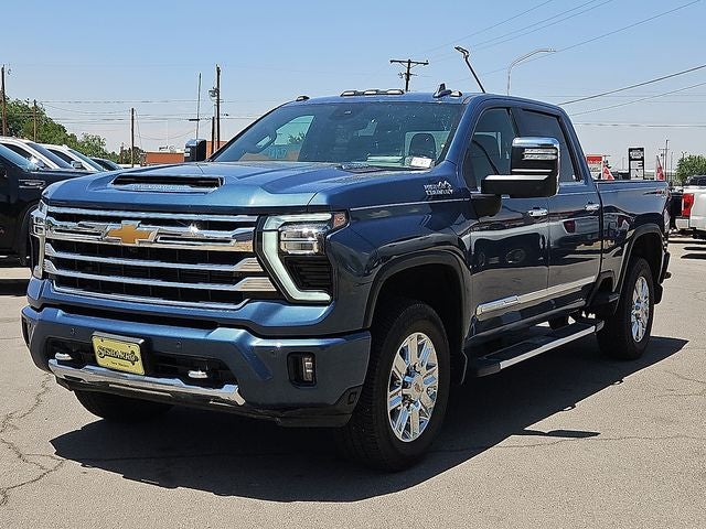 2024 Chevrolet Silverado 2500HD High Country in Lakeshore Blue Metallic — front three-quarter view