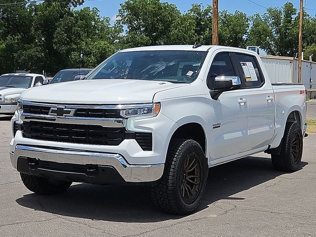 2023 Chevrolet Silverado 1500 LT Texas Edition in Summit White — front three-quarter view