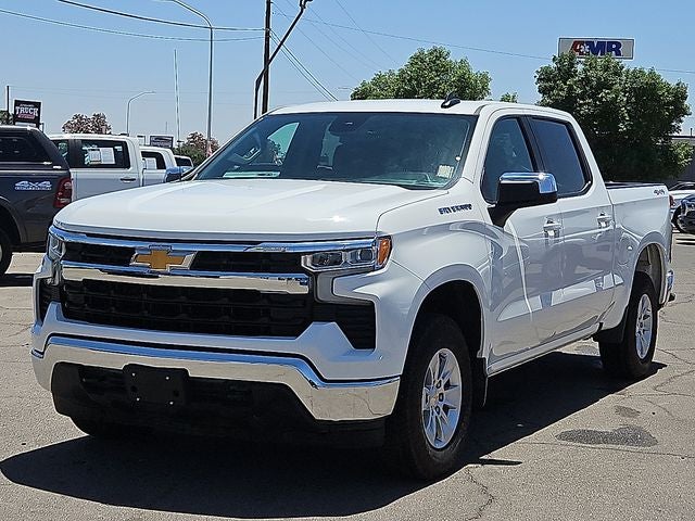 2025 Chevrolet Silverado 1500 LT LT1 in Summit White — front three-quarter view