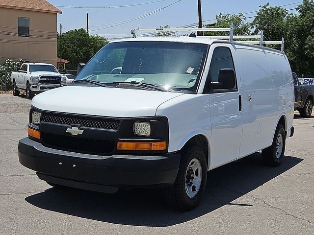 2013 Chevrolet Express 2500 Work Van Cargo in Summit White — front three-quarter view