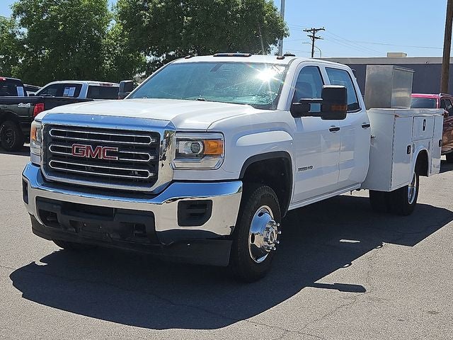 2015 GMC Sierra 3500HD Base in Summit White — front three-quarter view